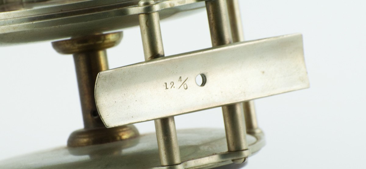 Julius Vom Hofe early raised pillar salmon reel - size 4/0