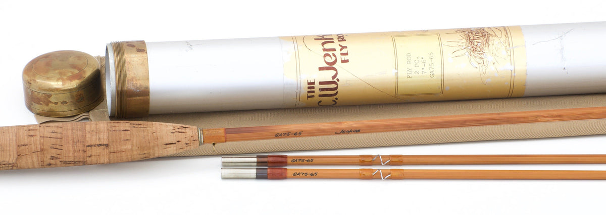 Jenkins Rod Co. Model GA75 Bamboo Rod -- 7 1/2' 2/2 4-5wt