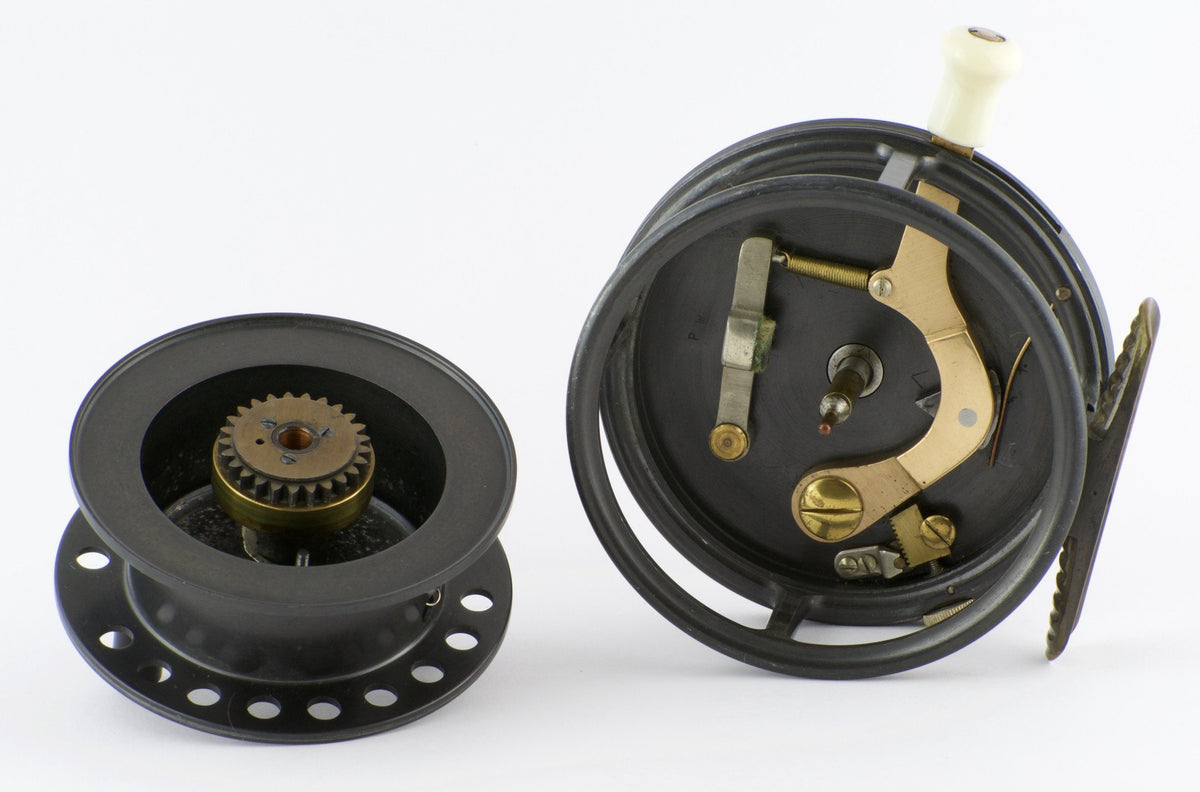 Hardy Silex Major 3 1/2" Reel with Hardy Leather Case 