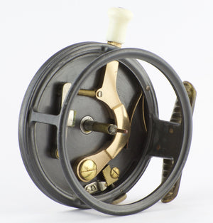 Hardy Silex Major 3 1/2" Reel with Hardy Leather Case 