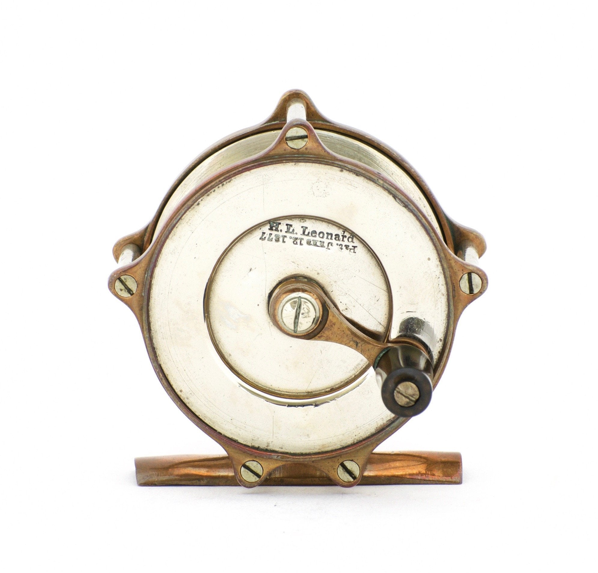 antique leonard fly reels Leonard Bimetal Trout Fly Reel - First Model