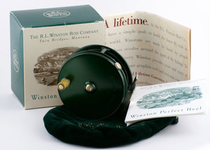 Winston Perfect 3 3/8" fly reel and extra spool