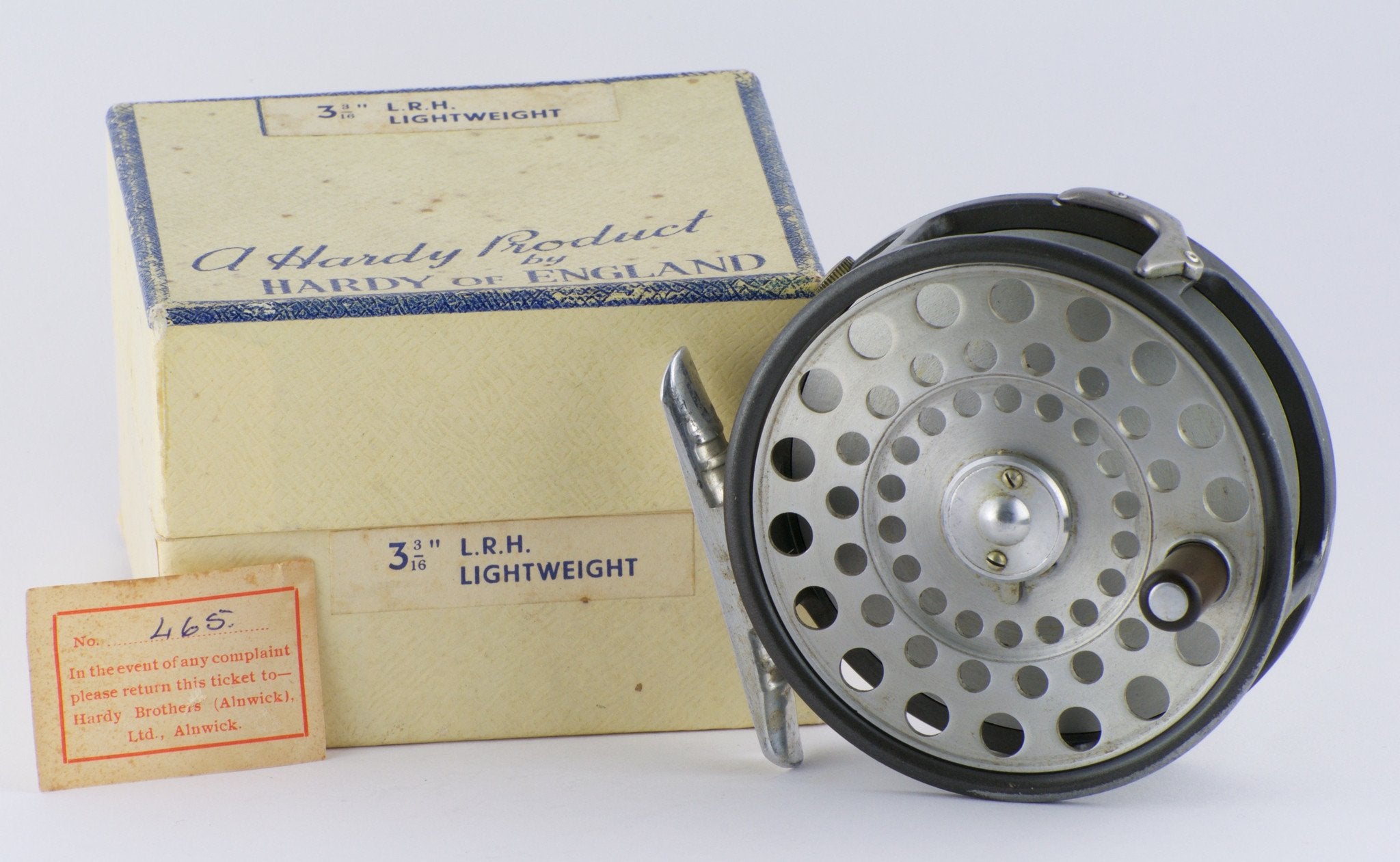 classic hardy lightweight fly reel Hardy LRH Lightweight - scarce early 60's half-ribbed foot model!