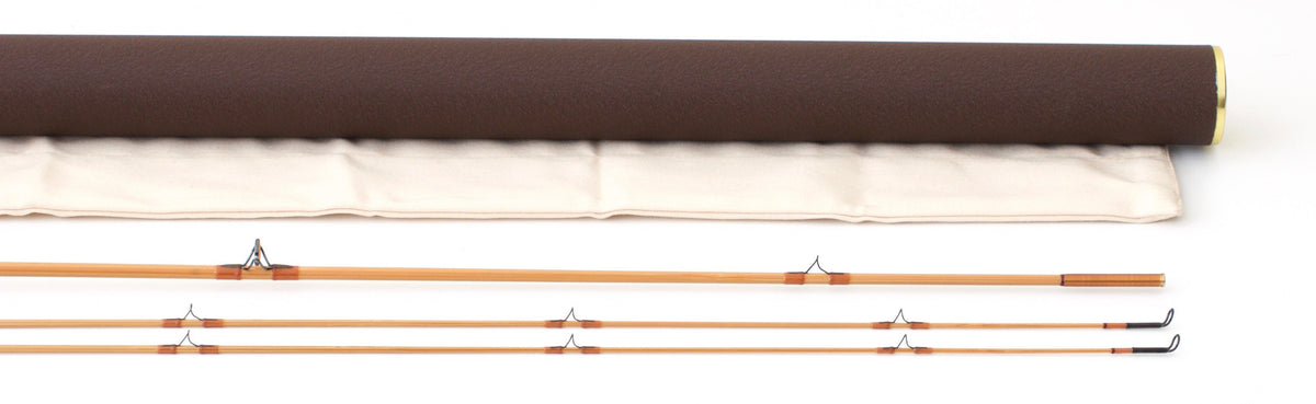 R.L. Winston Bamboo Rod 6' 2/2 #3 - rod sections with guides and wraps