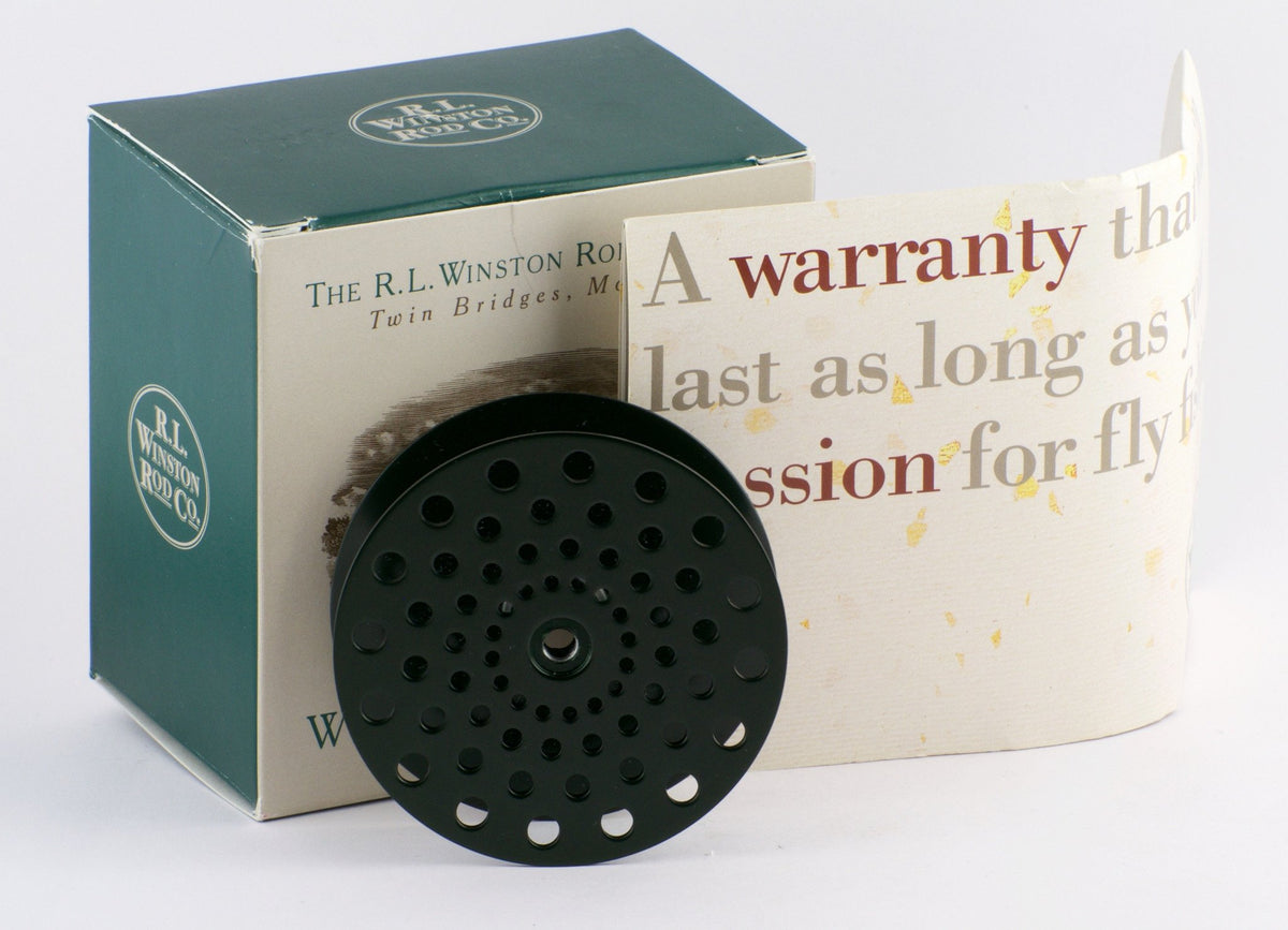 Winston Perfect 3 3/8" fly reel and extra spool
