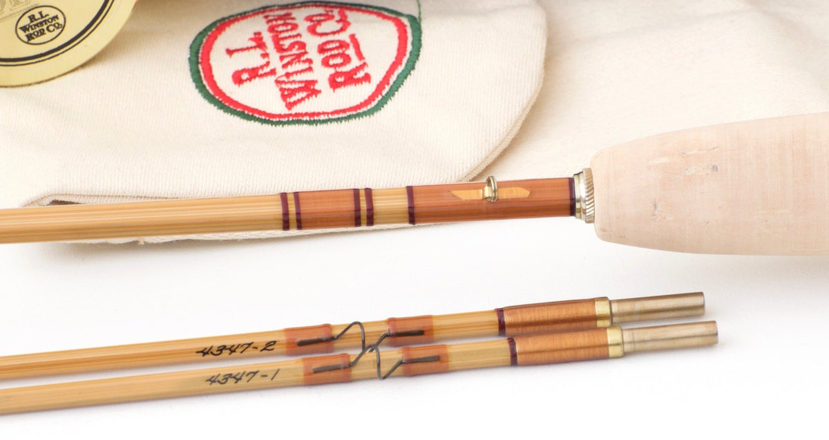 R.L. Winston Bamboo Rod 6' 2/2 #3 - handle grip and reel seat detail