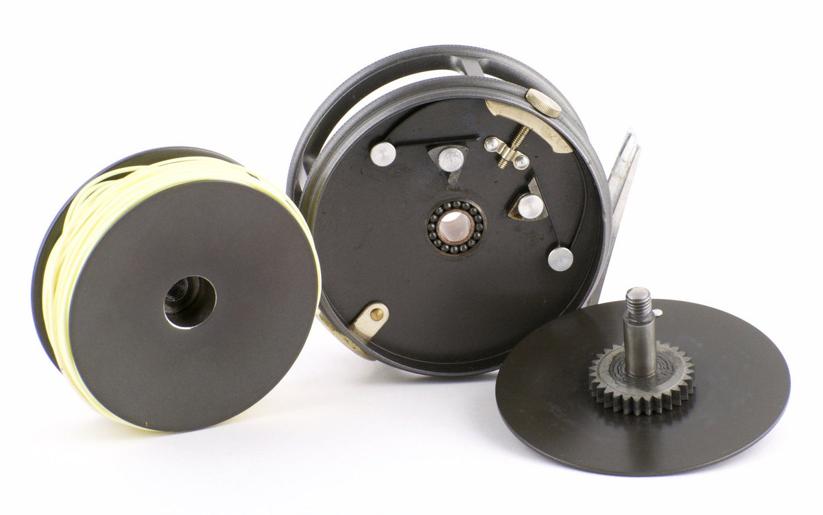 Hardy Perfect 3 1/8" fly reel and spare spool 