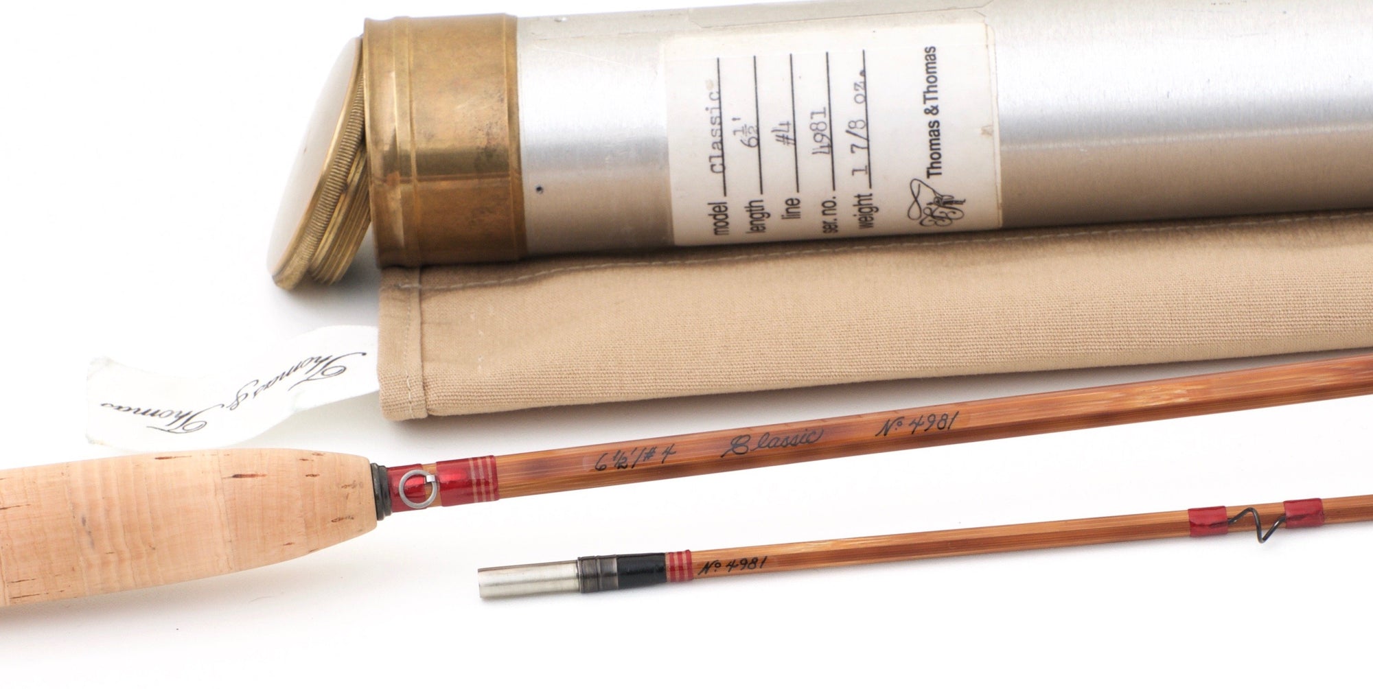 Thomas & Thomas Classic 6'6 4wt Bamboo Rod