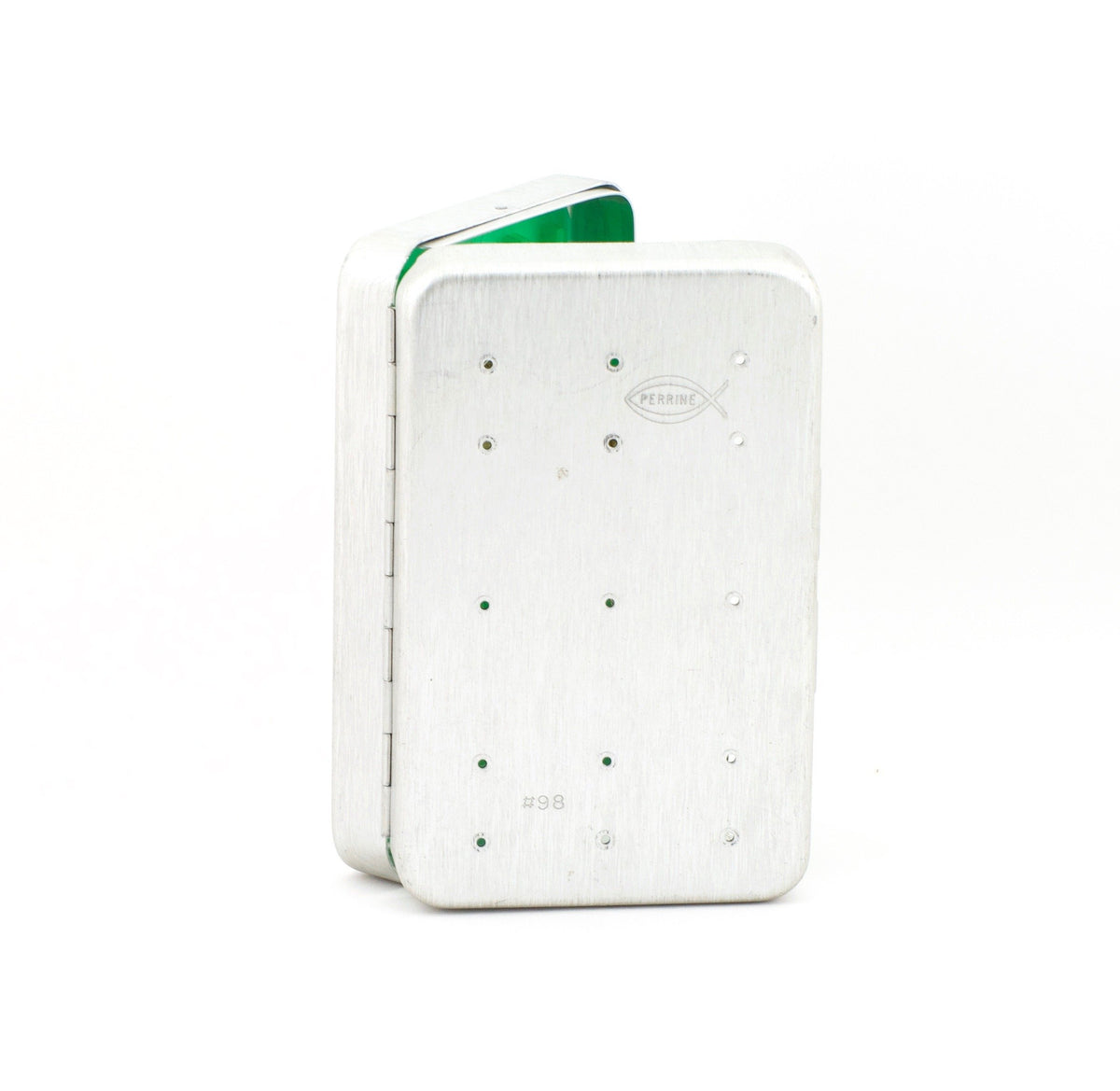 Perrine #98 Fly Box - with vintage dry flies