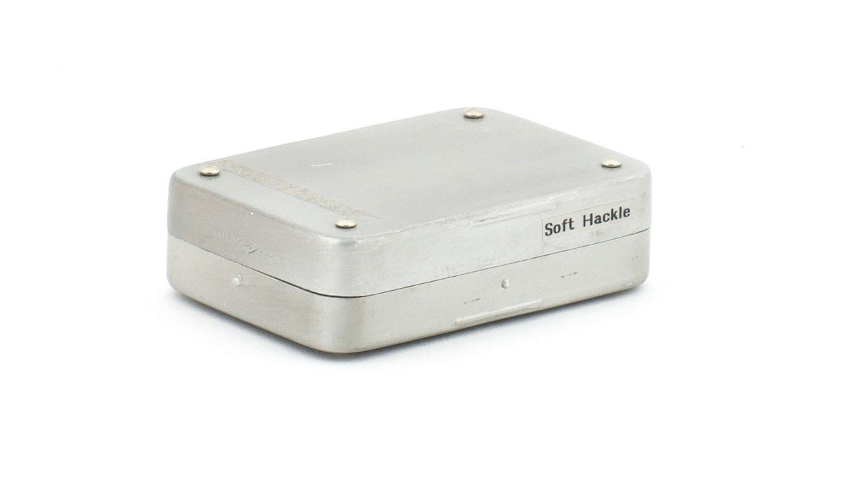 Wheatley-Kilroy Fly Box with vintage soft hackle flies