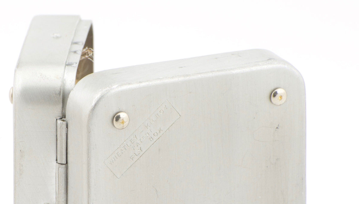 Wheatley-Kilroy Fly Box with vintage soft hackle flies