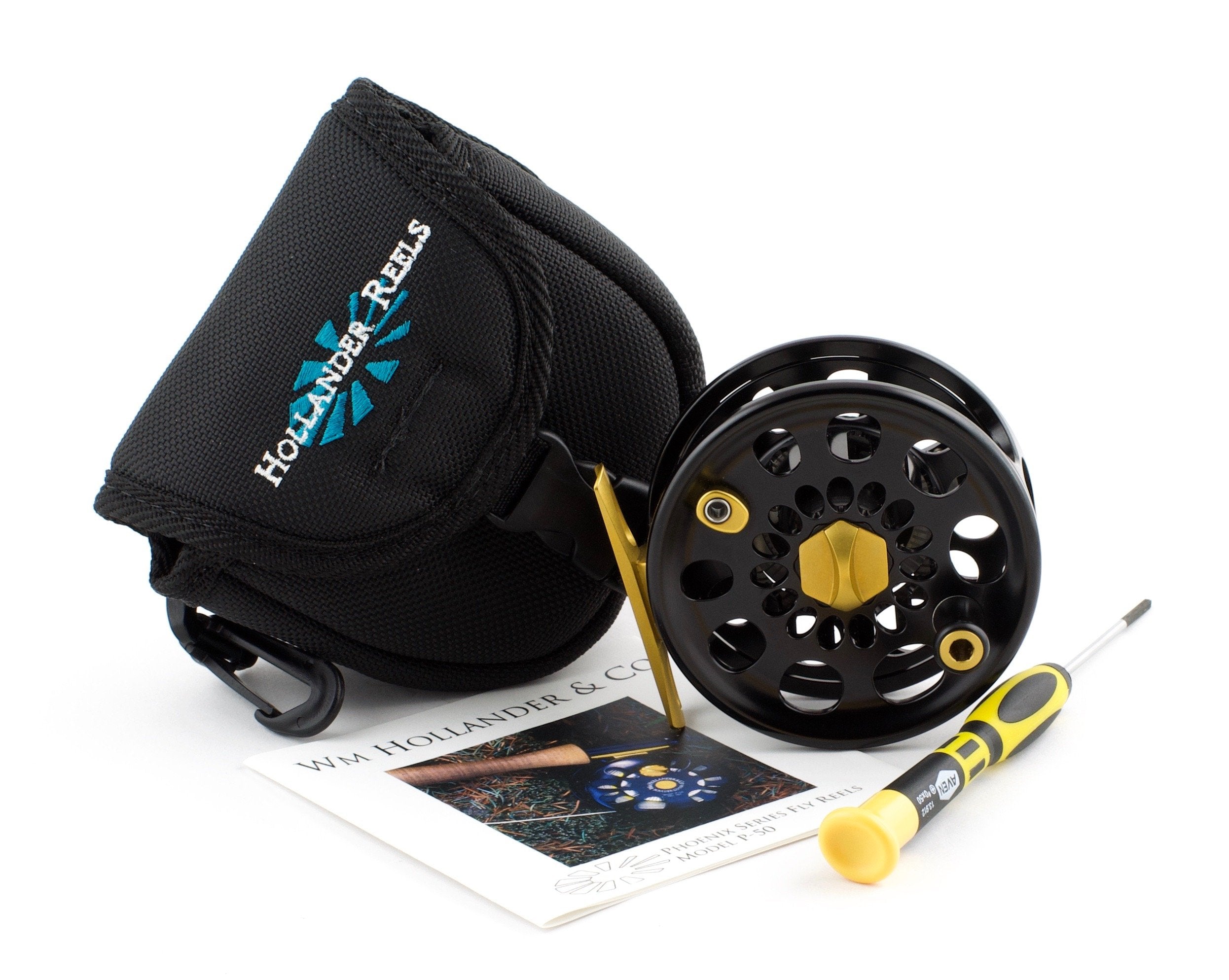 3-tand tf-50 fly reel spool Wm. Hollander & Co. -- Phoenix P-50 Fly Reel w/ Spare Spool