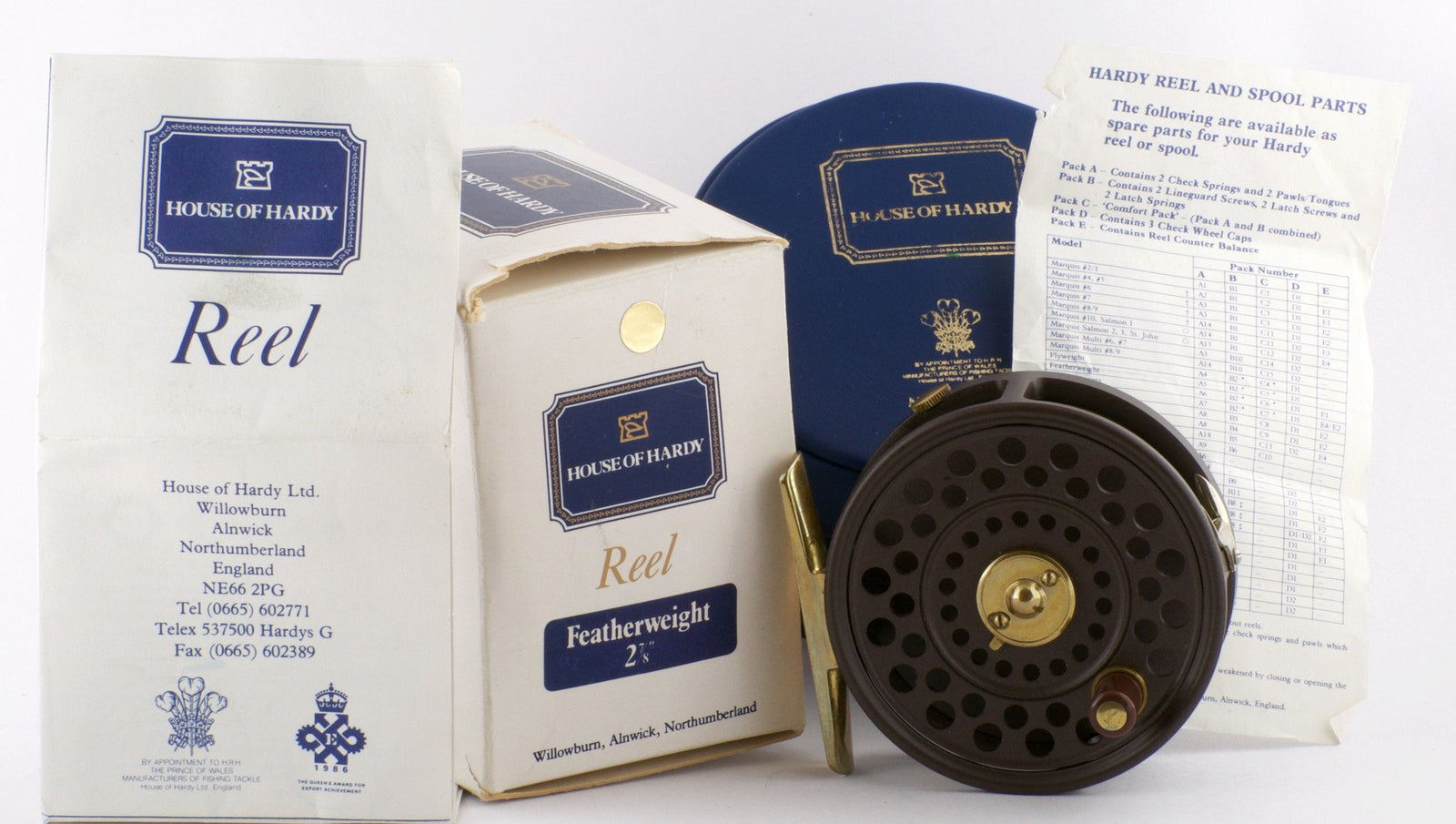 Hardy Golden Featherweight Fly Reel