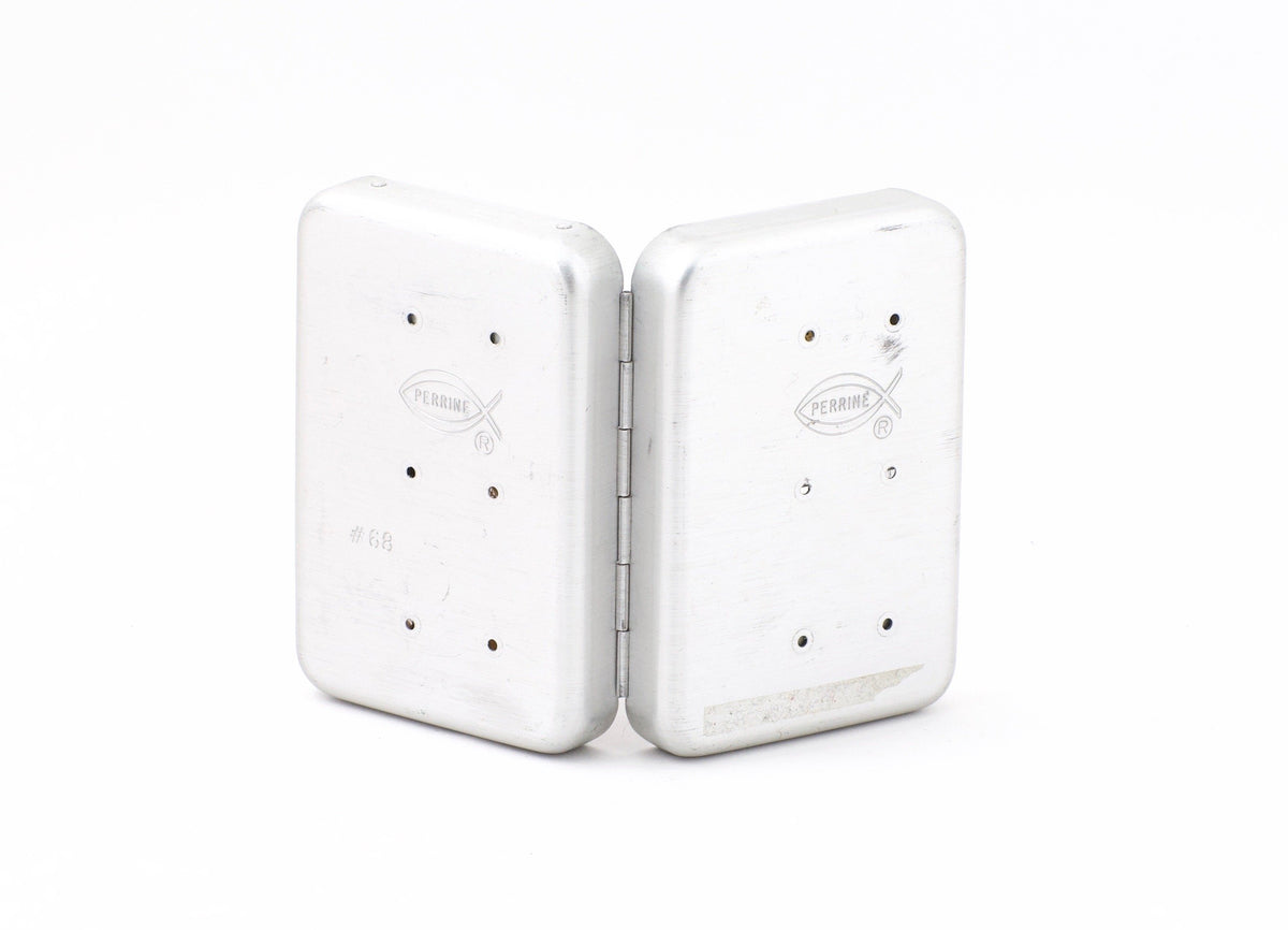 Perrine #68 Fly Box - with vintage flies