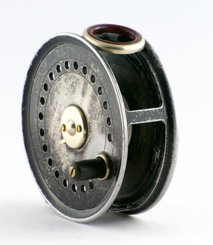 JW Young 3 3/8" Pattern 15A red agate fly reel