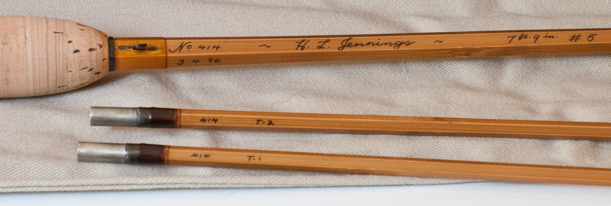 Jennings, Homer -- 7'9 2/2 5wt Bamboo Rod 