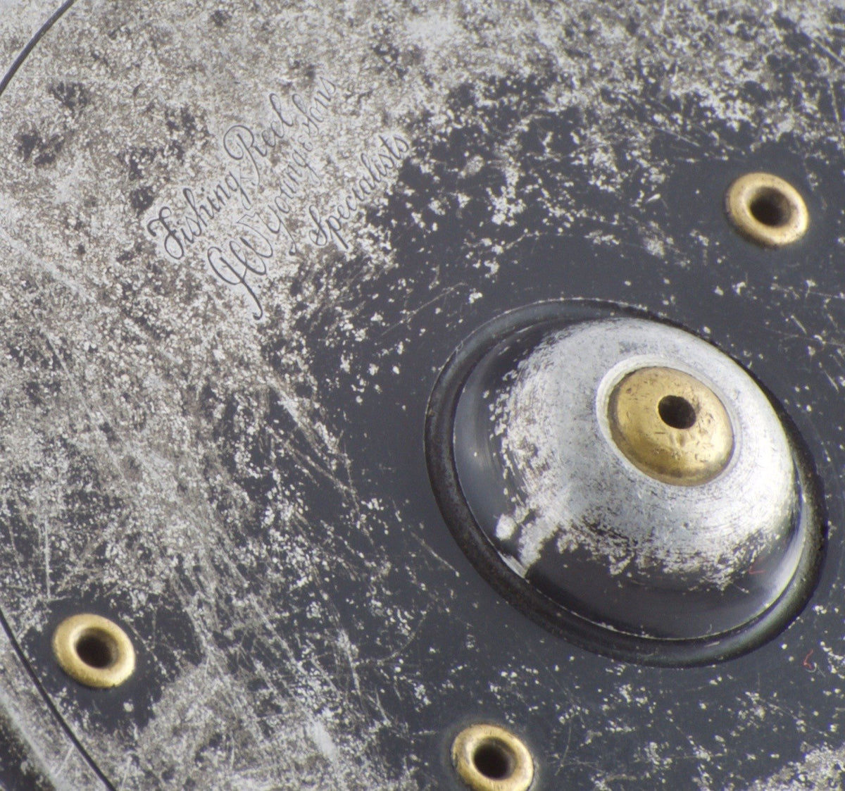 JW Young 3 3/8" Pattern 15A red agate fly reel