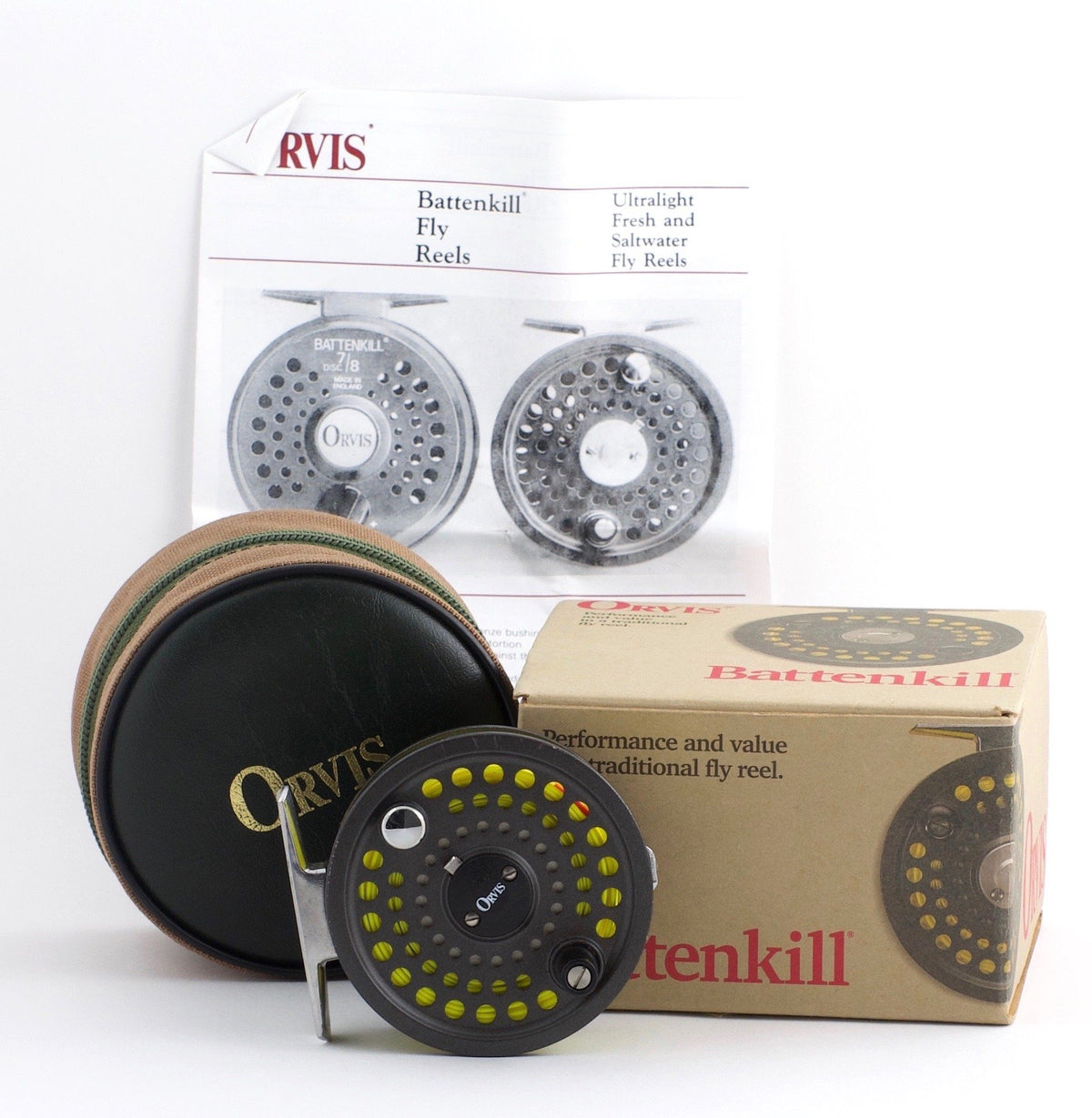 Orvis Battenkill 5/6 fly reel - Made in England