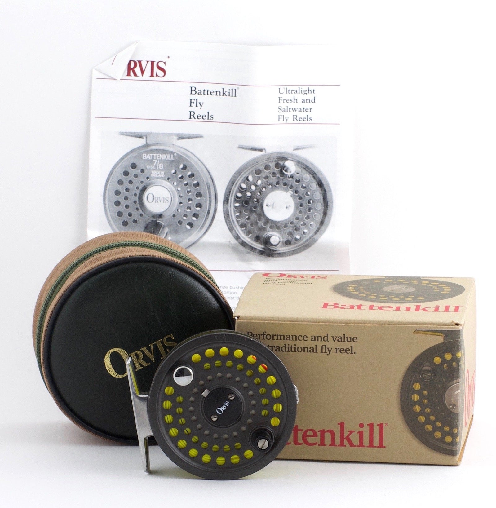 Orvis Battenkill 5/6 fly reel - Made in England