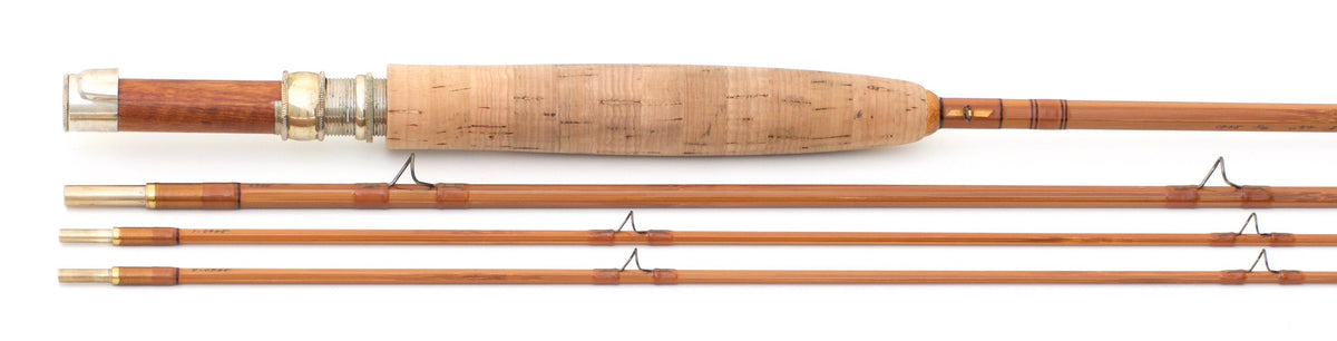 R.L. Winston Bamboo Rod 8' 3/2 #5 - maker signature and rod markings