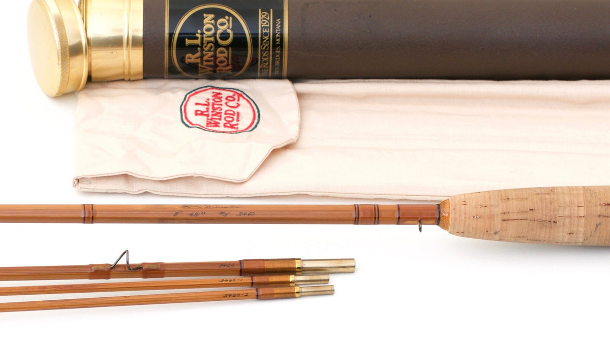 R.L. Winston Bamboo Rod 8' 3/2 #5 - handle grip and reel seat detail