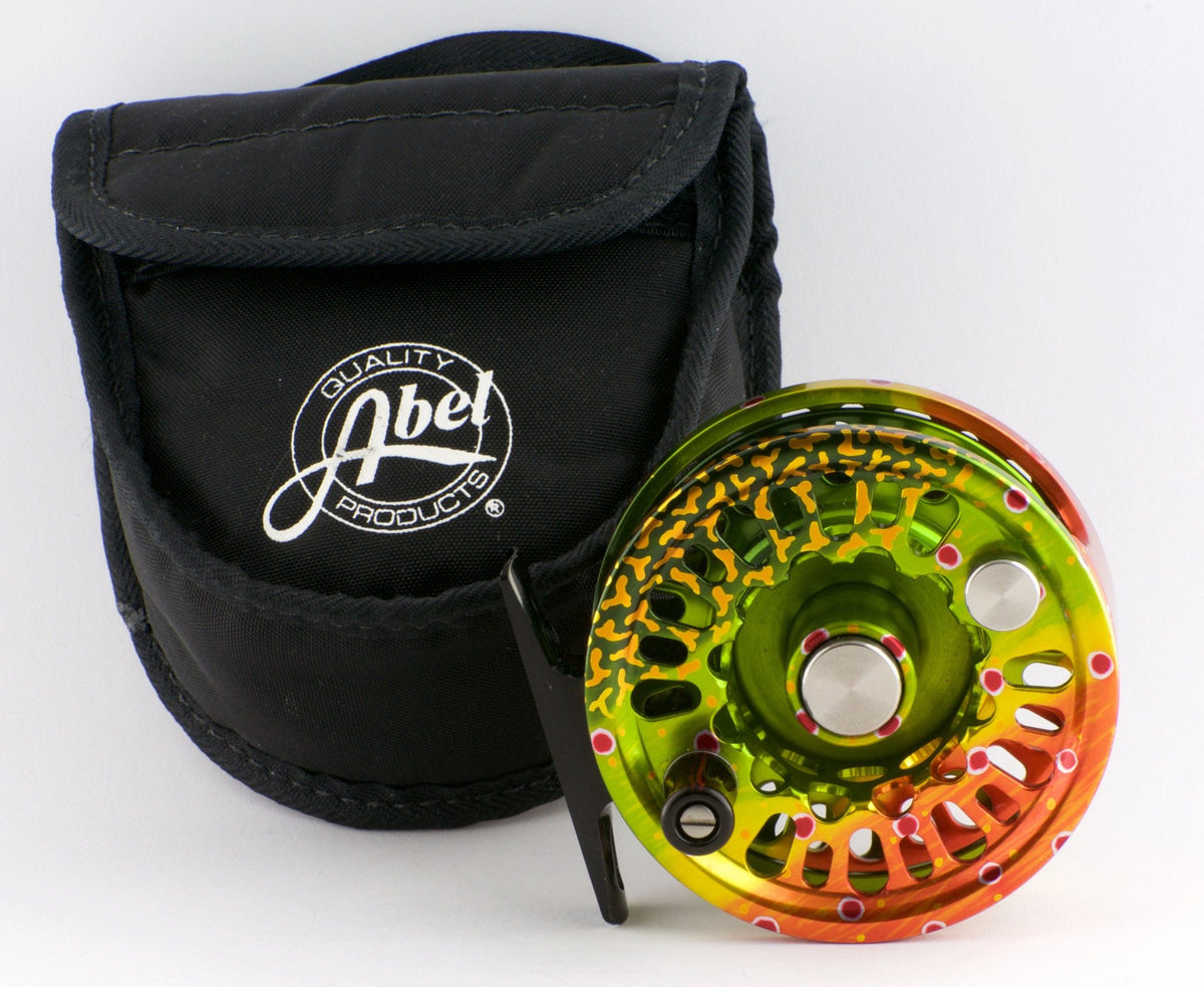Abel Super 4 fly reel - Brook Trout Graphic