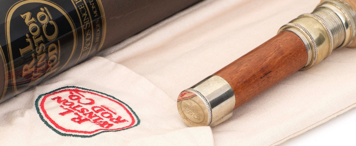 R.L. Winston Bamboo Rod 8' 3/2 #5 - rod sections with guides and wraps