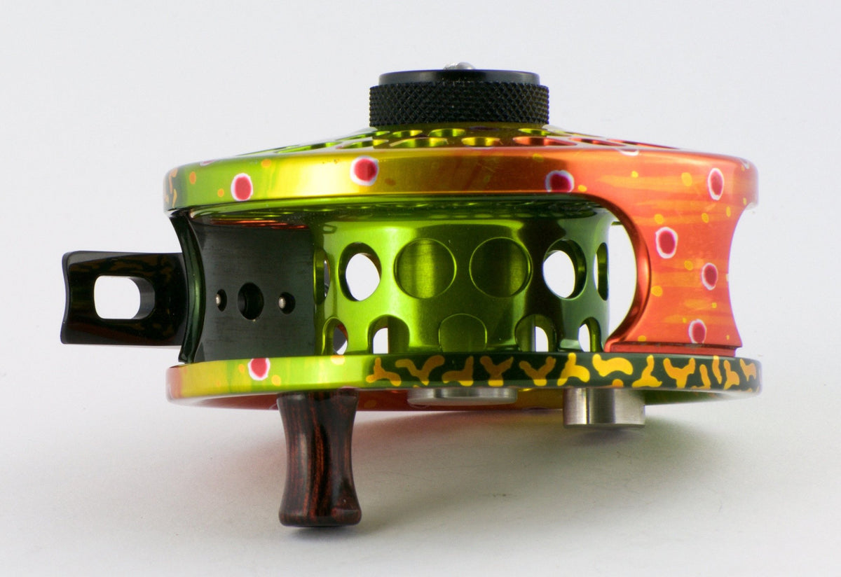 Abel Super 4 fly reel - Brook Trout Graphic