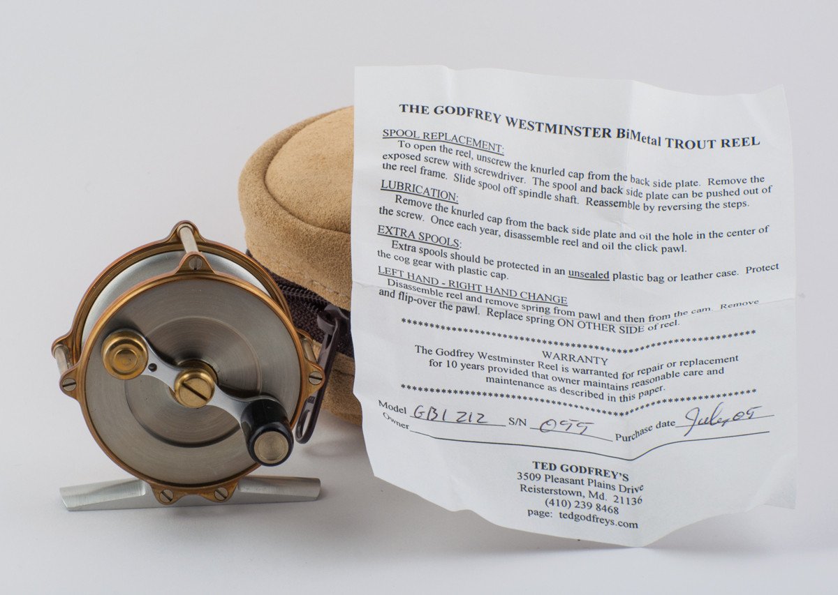Ted Godfrey BiMetal Model 212 fly reel