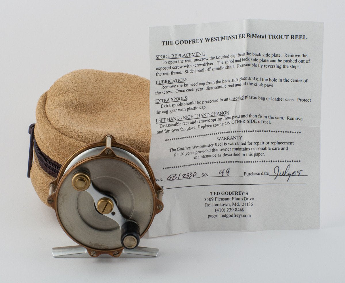 Ted Godfrey BiMetal Model 233 fly reel