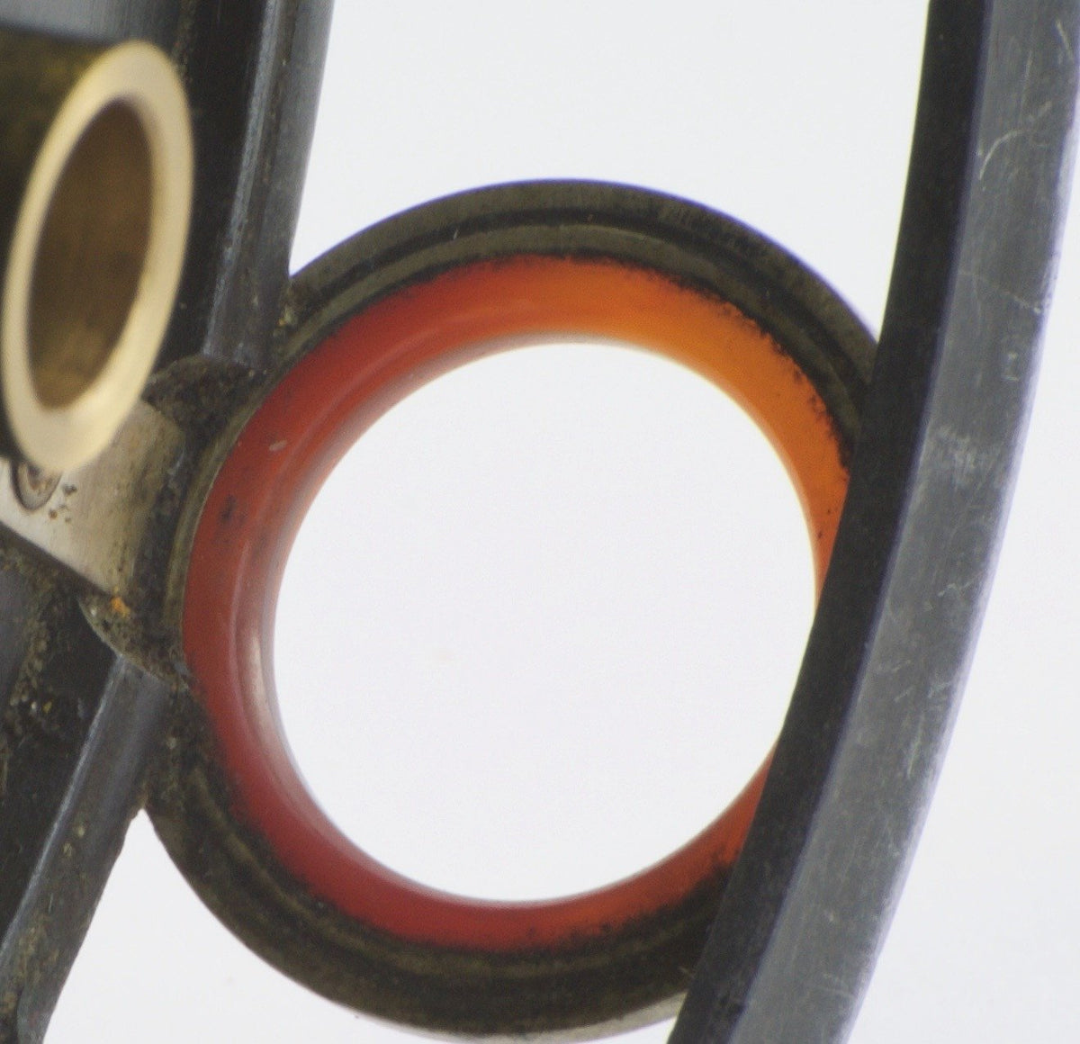 JW Young Pattern 16A fly reel - with red agate