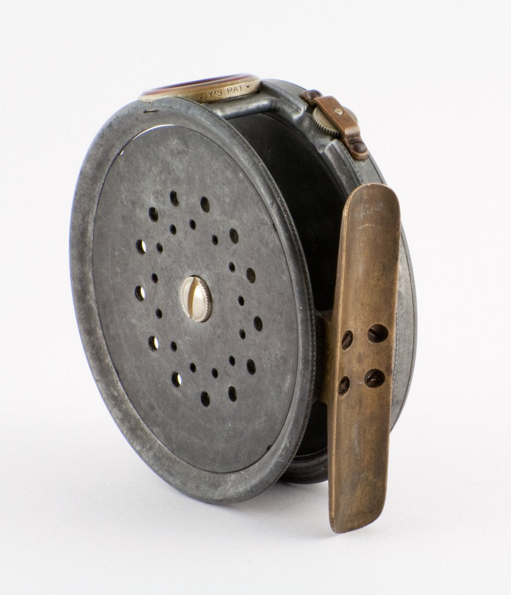 Hardy Perfect 3 3/8" 1912 check w/ red agate