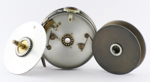 Hardy Perfect 3 5/8" MKII Check with Leather Case