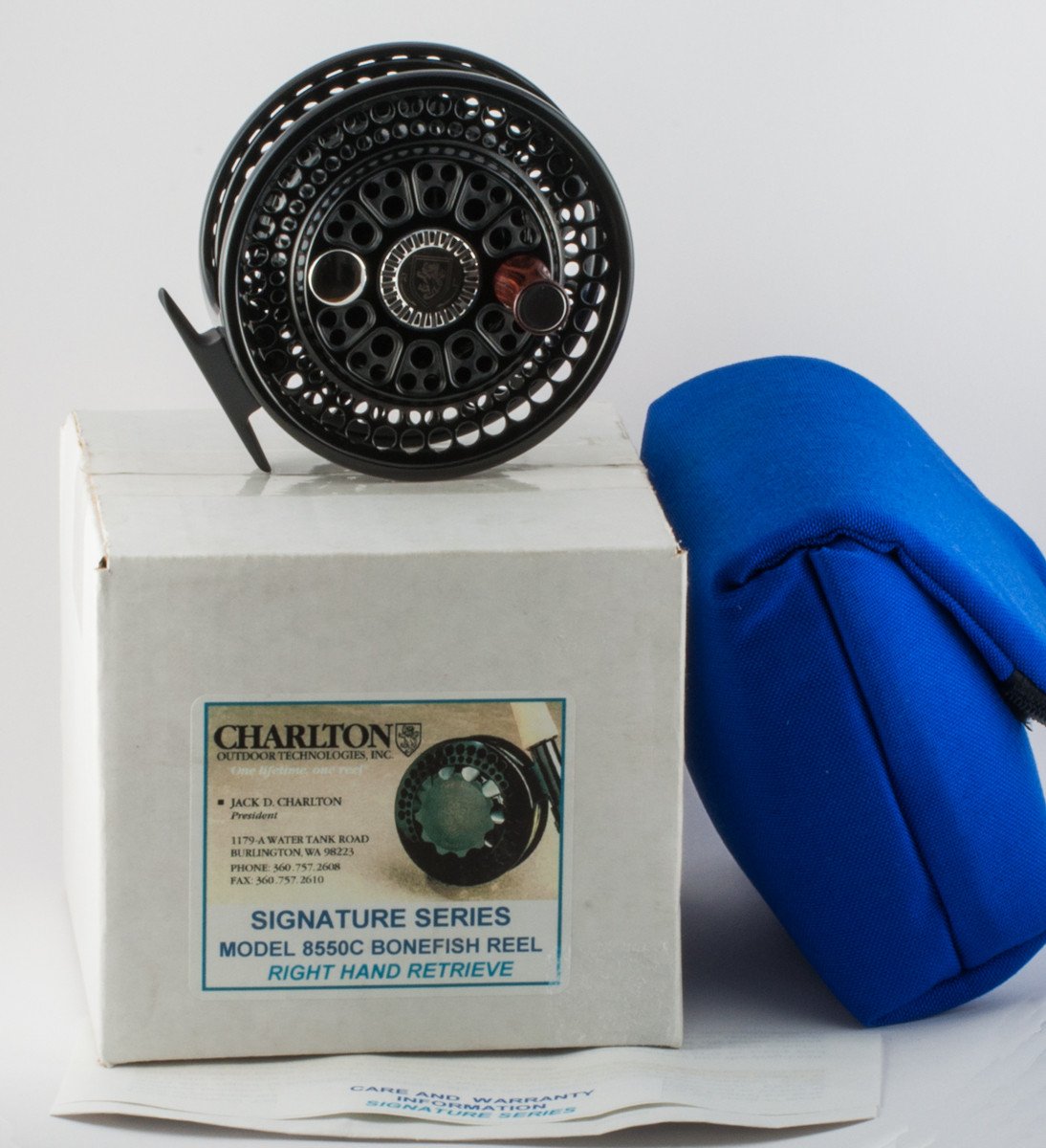 Charlton 8550C Fly Reel (w/Bonefish Spool) - RHW like new