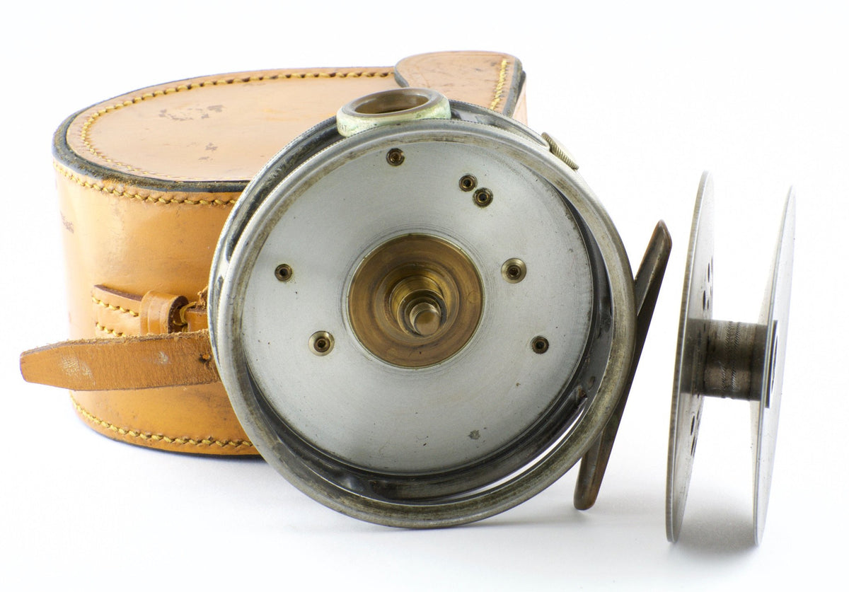 Hardy Perfect 3 5/8" MKII Check with Leather Case