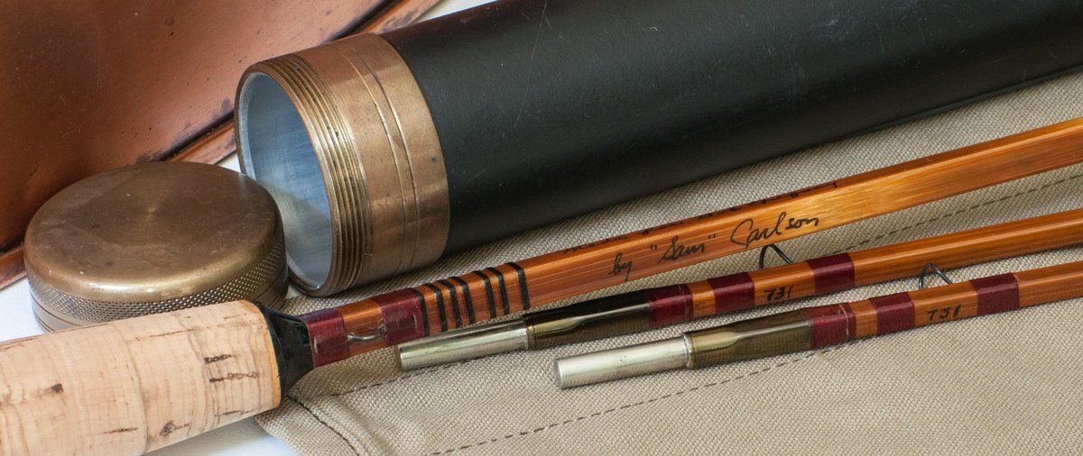 Carlson, Sam - Thomas Four Quad Bamboo Rod - 7'6 2/2 5wt 