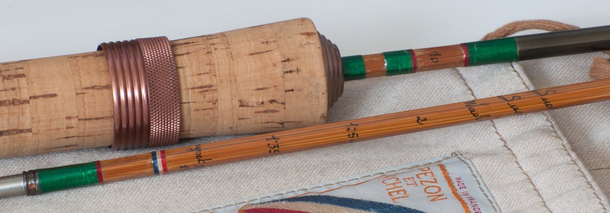 Pezon et Michel "Luxor Lux Wading" Bamboo Spinning Rod 