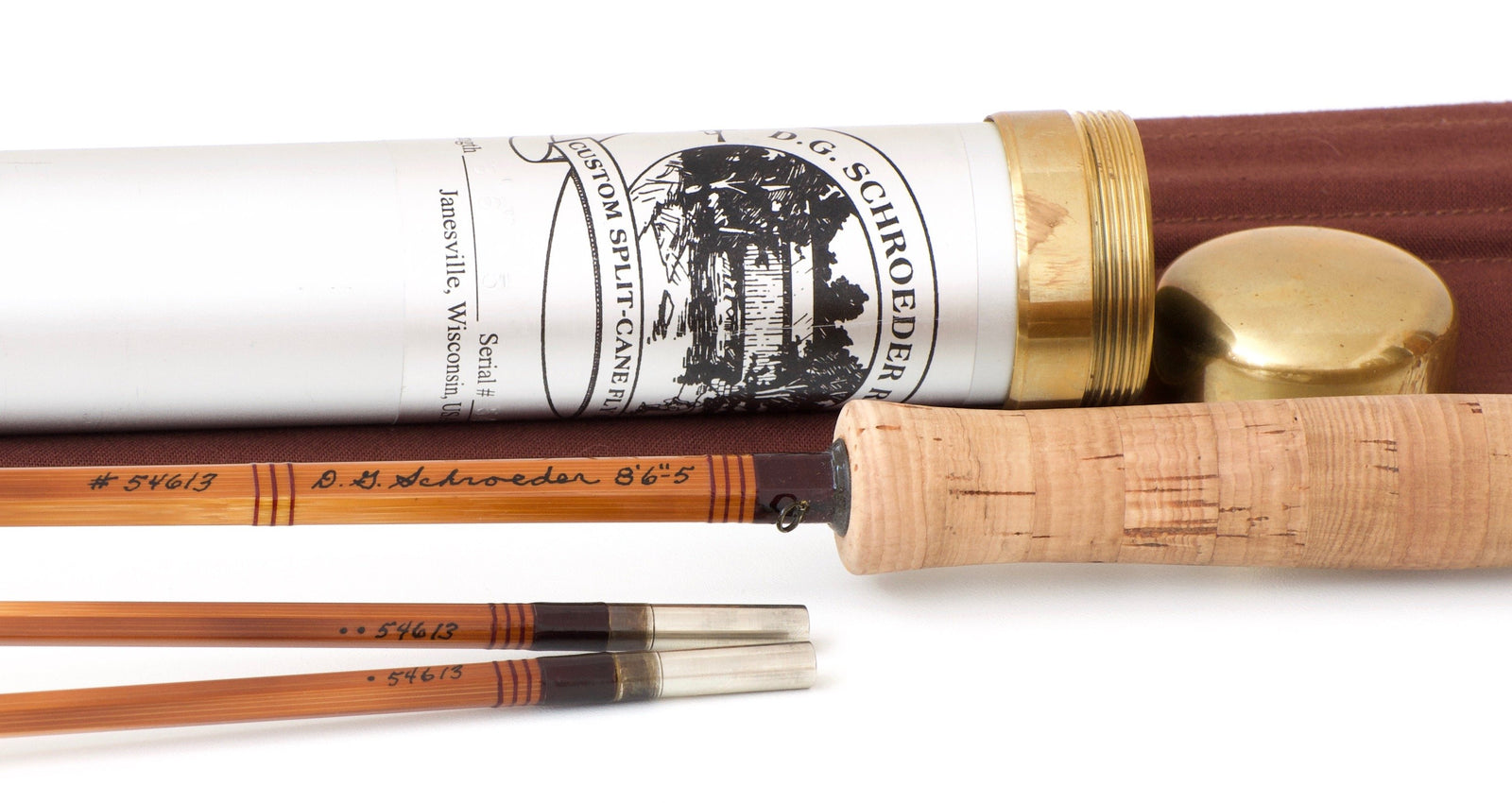 Schroeder, Don -- 8 1/2' 2/2 5wt Bamboo Rod