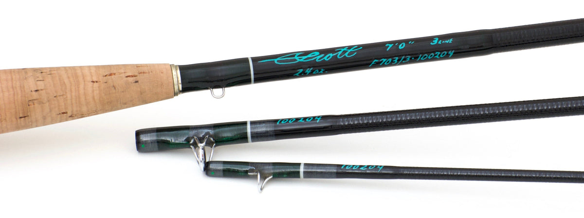 Scott Rod Co. -- F703/3 -- 7' 3wt 3 pc. Fiberglass Rod