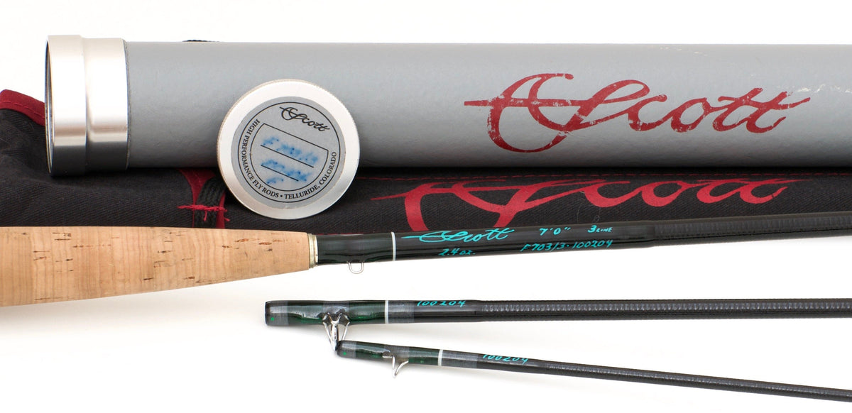 Scott Rod Co. -- F703/3 -- 7' 3wt 3 pc. Fiberglass Rod