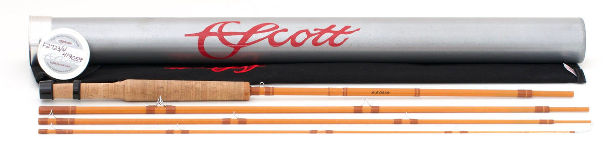 Scott Rod Co. -- F723/4 -- 7'2" 3wt 4pc Fiberglass Rod