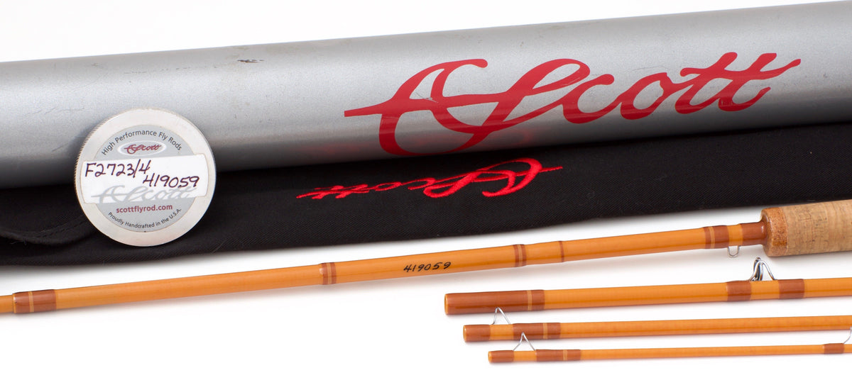 Scott Rod Co. -- F723/4 -- 7'2" 3wt 4pc Fiberglass Rod