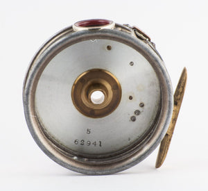 Hardy Perfect 3 3/8" 1912 fly reel - red agate