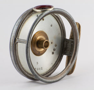 Hardy Perfect 3 3/8" 1912 fly reel - red agate 