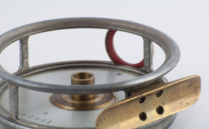 Hardy Perfect 3 3/8" 1912 fly reel - red agate