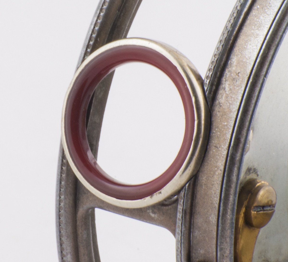 Hardy Perfect 3 3/8" 1912 fly reel - red agate 