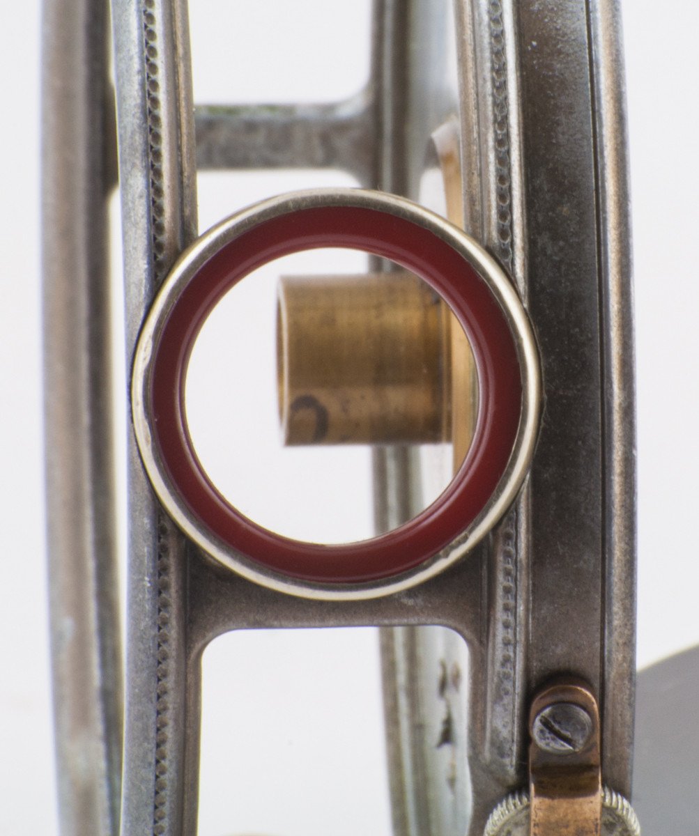 Hardy Perfect 3 3/8" 1912 fly reel - red agate