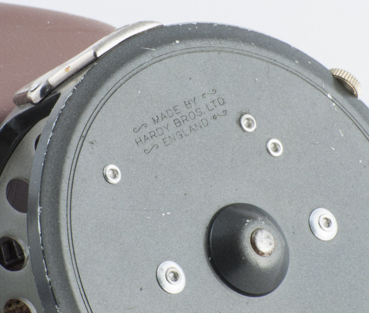 Hardy LRH Lightweight fly reel w/half-ribbed foot