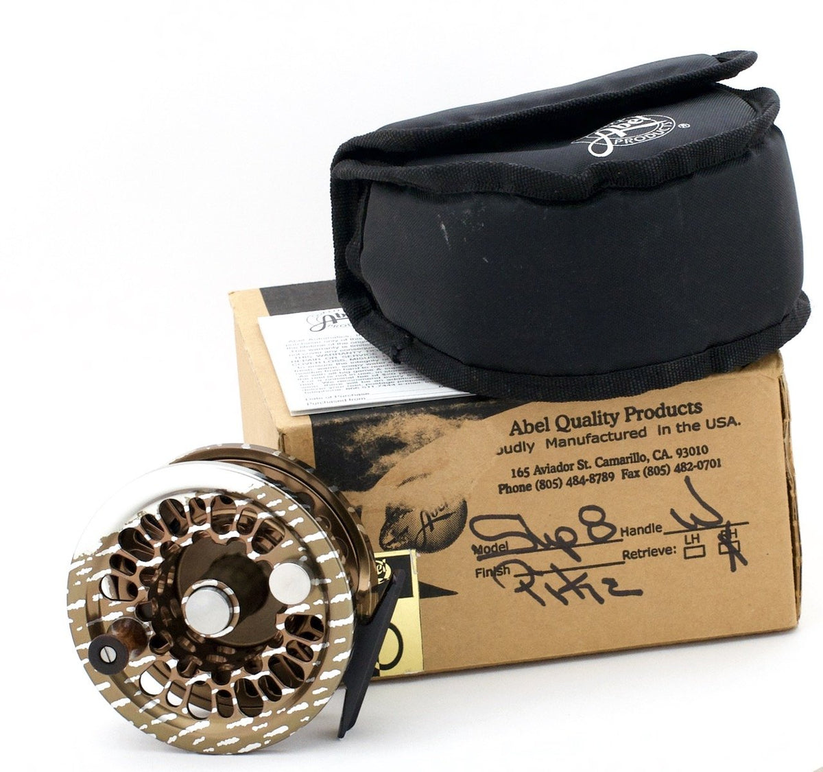 Abel Super 8 Pike Finish Fly Reel