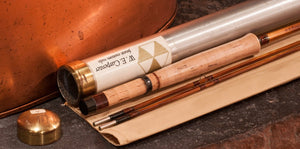 Walt Carpenter Browntone 7'6 2/2 5wt Bamboo Rod - Mint